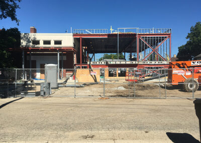 July 2018 Construction on Library addtion