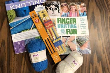 Kitting Art Supplies and Book