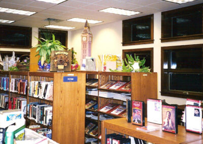 1996 Library Addition View of Adult Section
