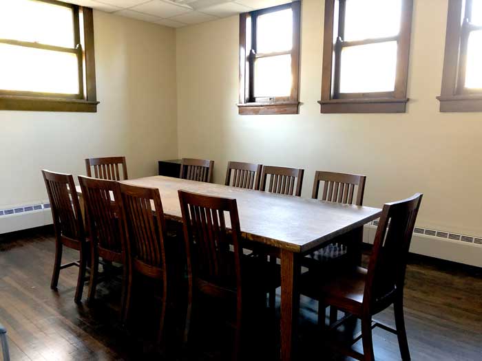 Larger Conference Room Table with 8 Chairs