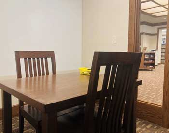 Eager Free Small Meeting Room with Wood Table and Chairs