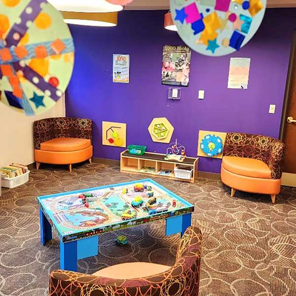 0-5 year room with decorations