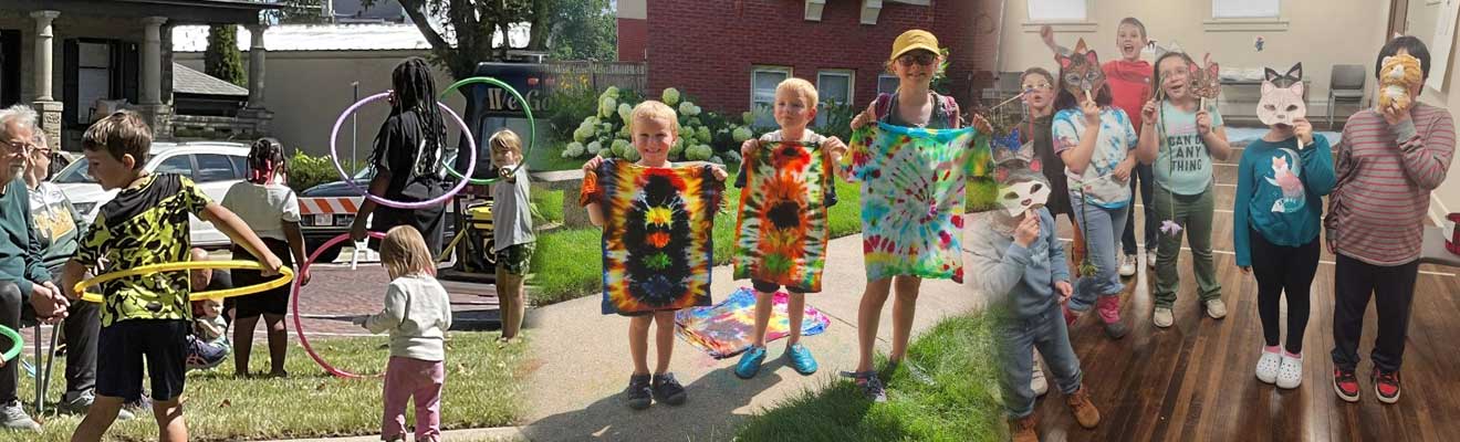 Hula-hooping, outdoor crafting, and events for 6-12 year olds 