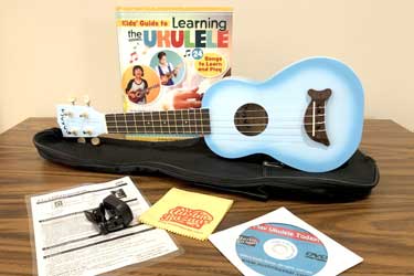 Ukelele Kit with a soprano ukulele, dvd and guide