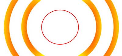 Rings Representing an Internet Signal 