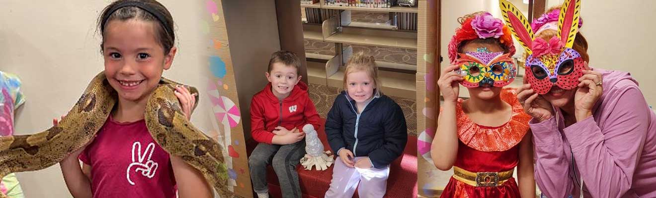 Group Image Banner of Library Events for 0-5